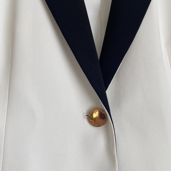 White and Black Blazer - Picture 3 of 7